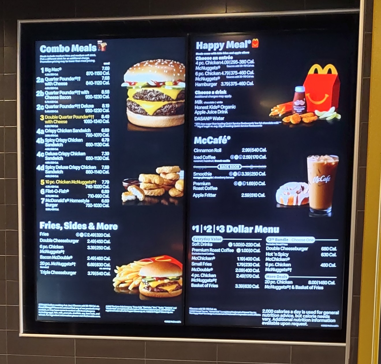 McDonald's Menu