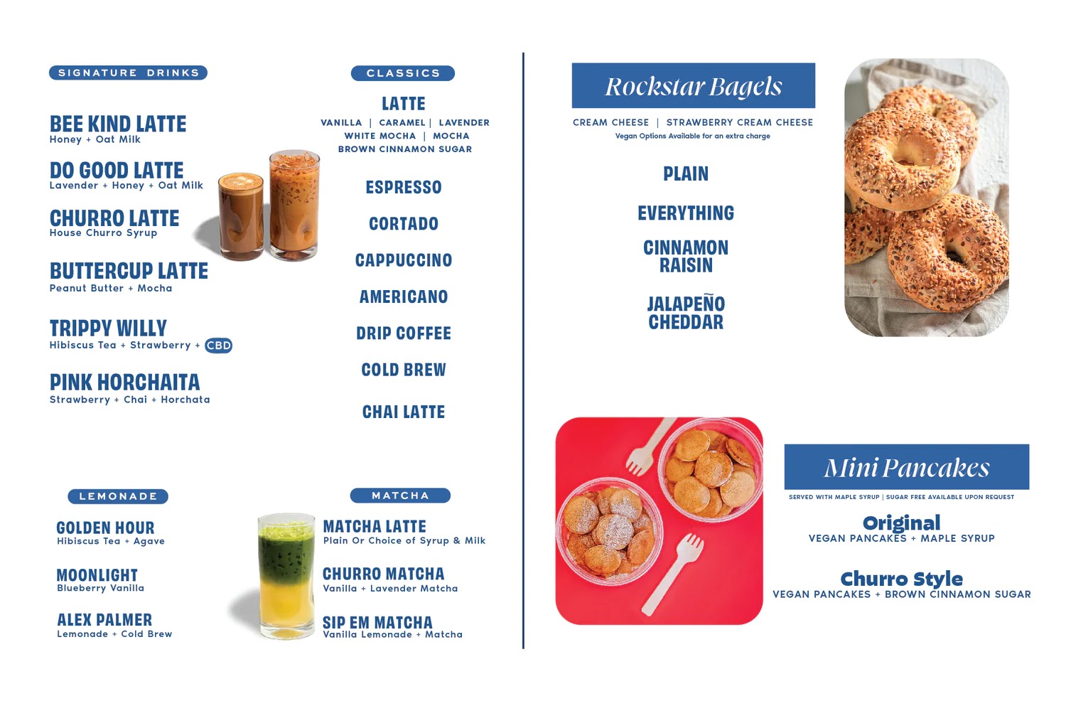 Be Kind Coffee - Downtown Menu