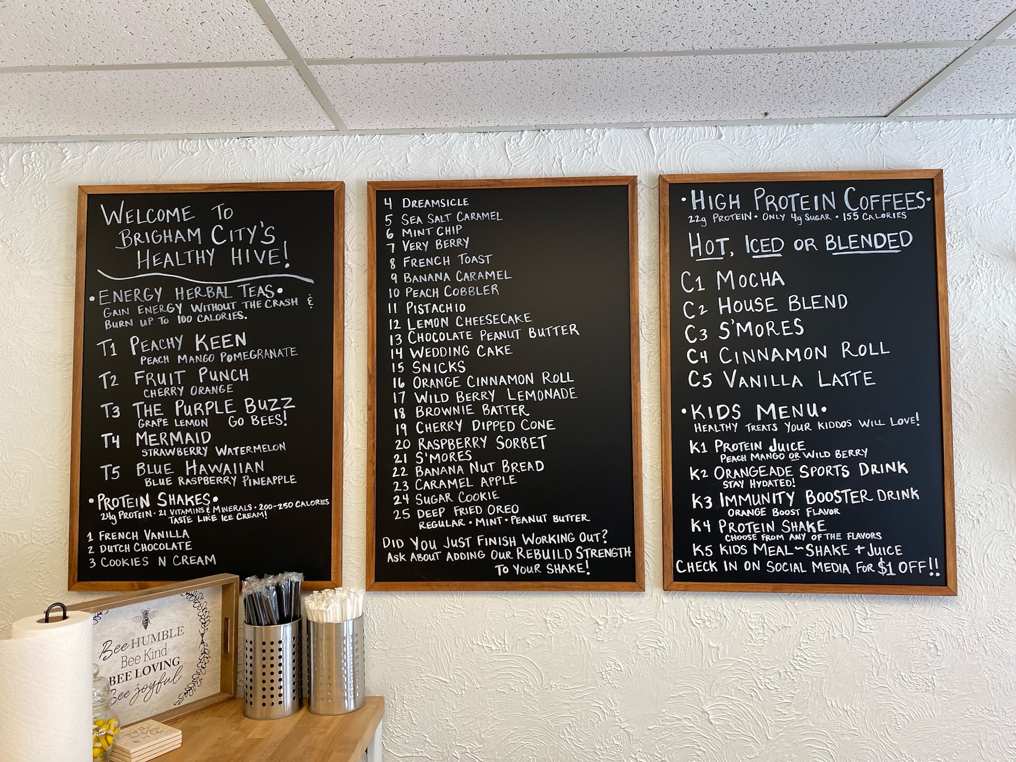Brigham City's Healthy Hive Menu