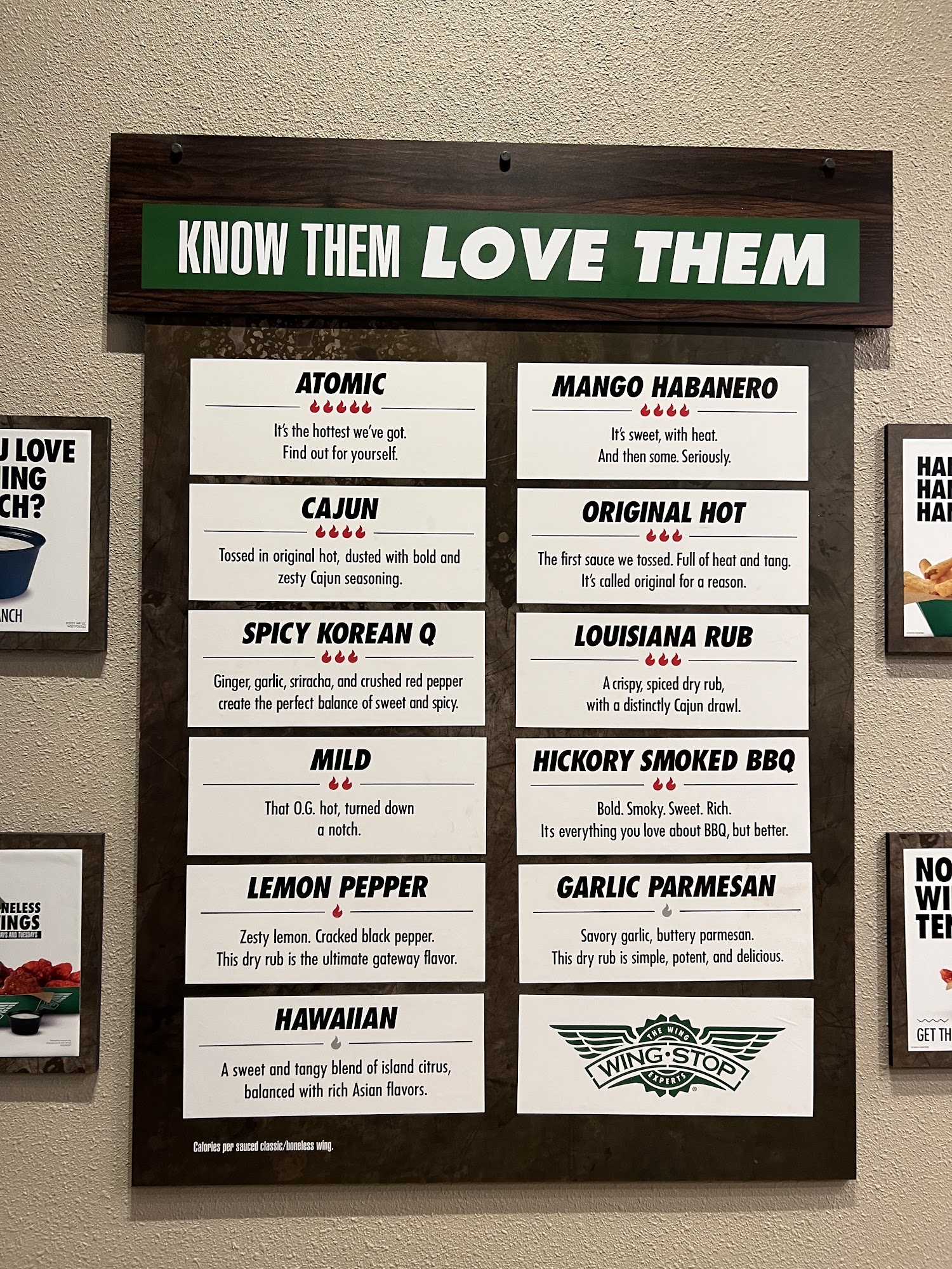 Wingstop Menu