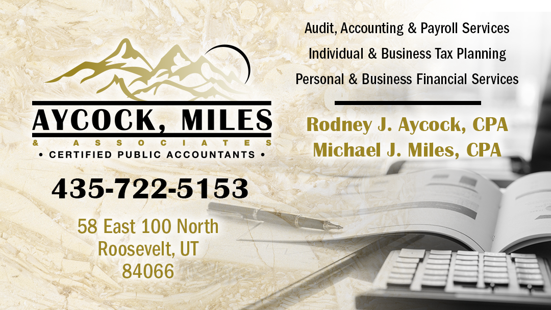 Aycock & Miles Associates 2849, 58 E 100 N # 83-13, Roosevelt Utah 84066