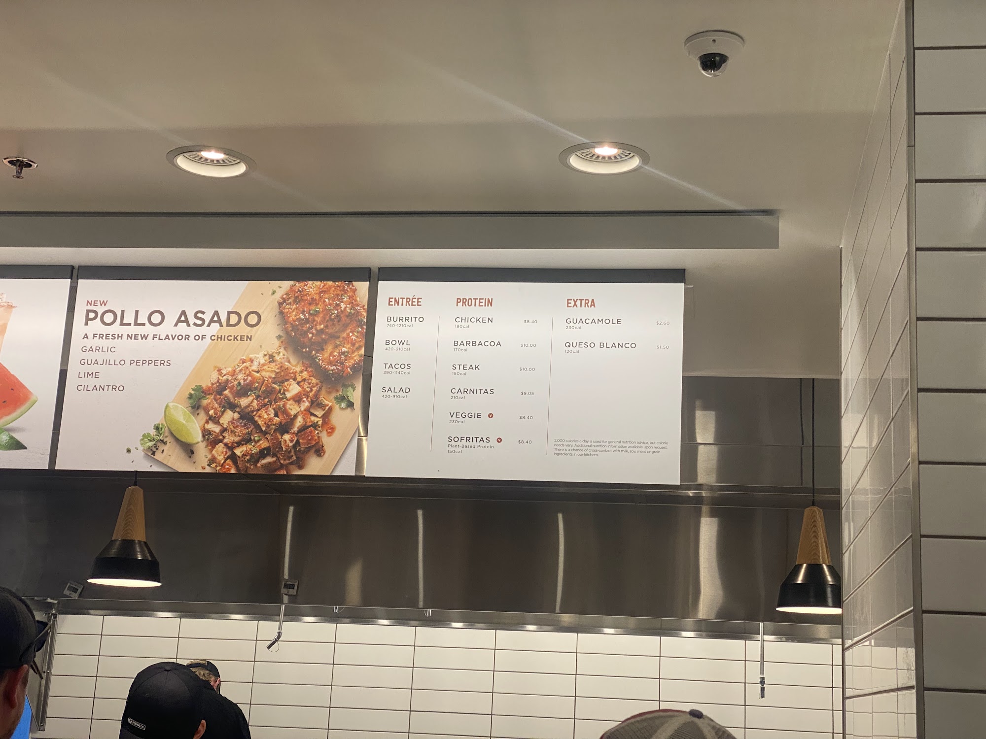 Chipotle Mexican Grill Menu