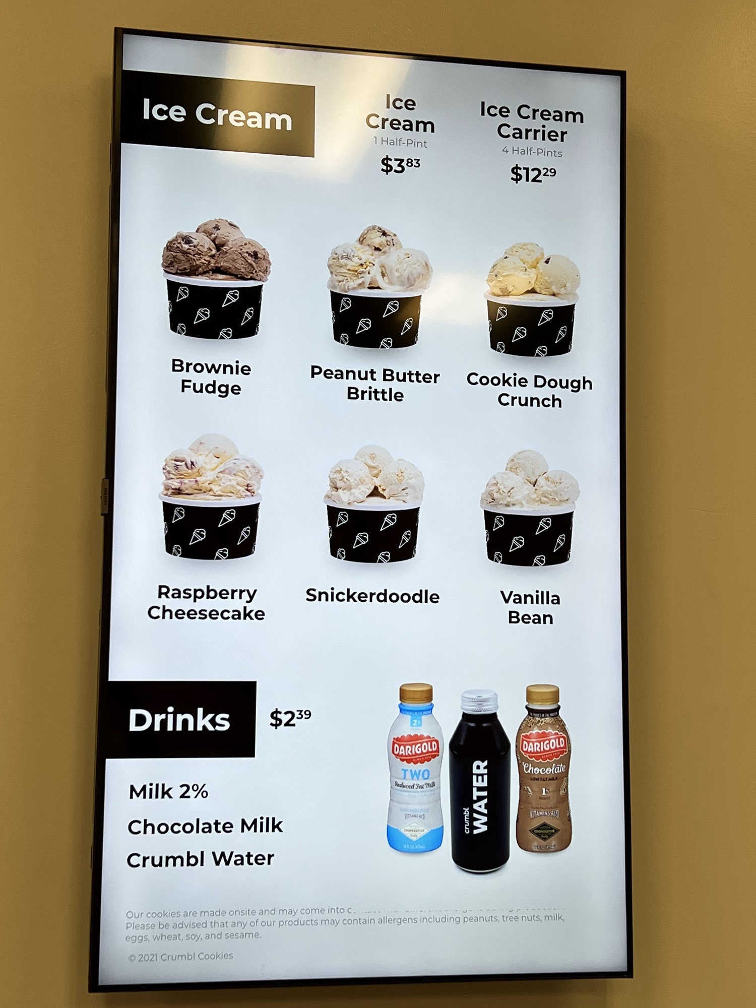 Crumbl - West Valley Menu