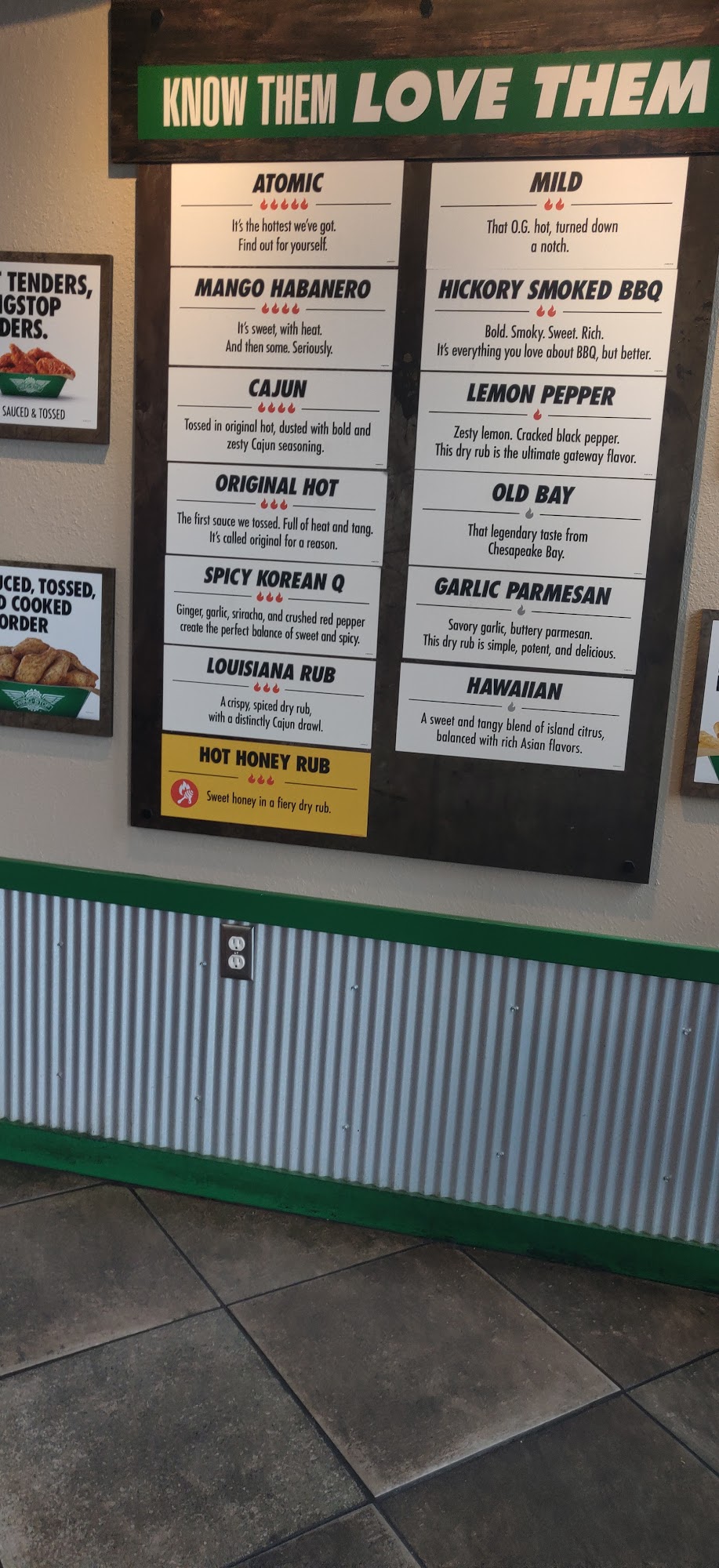 Wingstop Menu