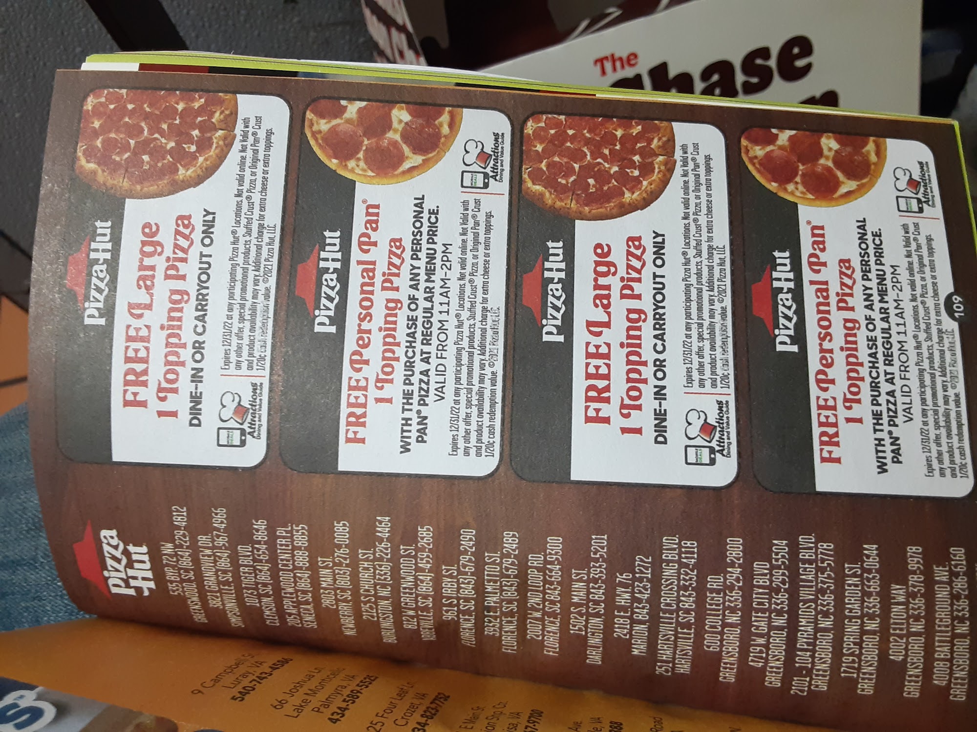 Pizza Hut Menu