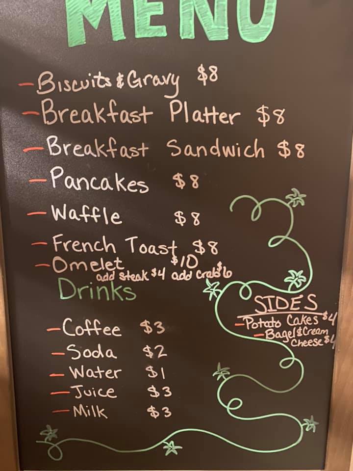 One Cracked Yolk Menu