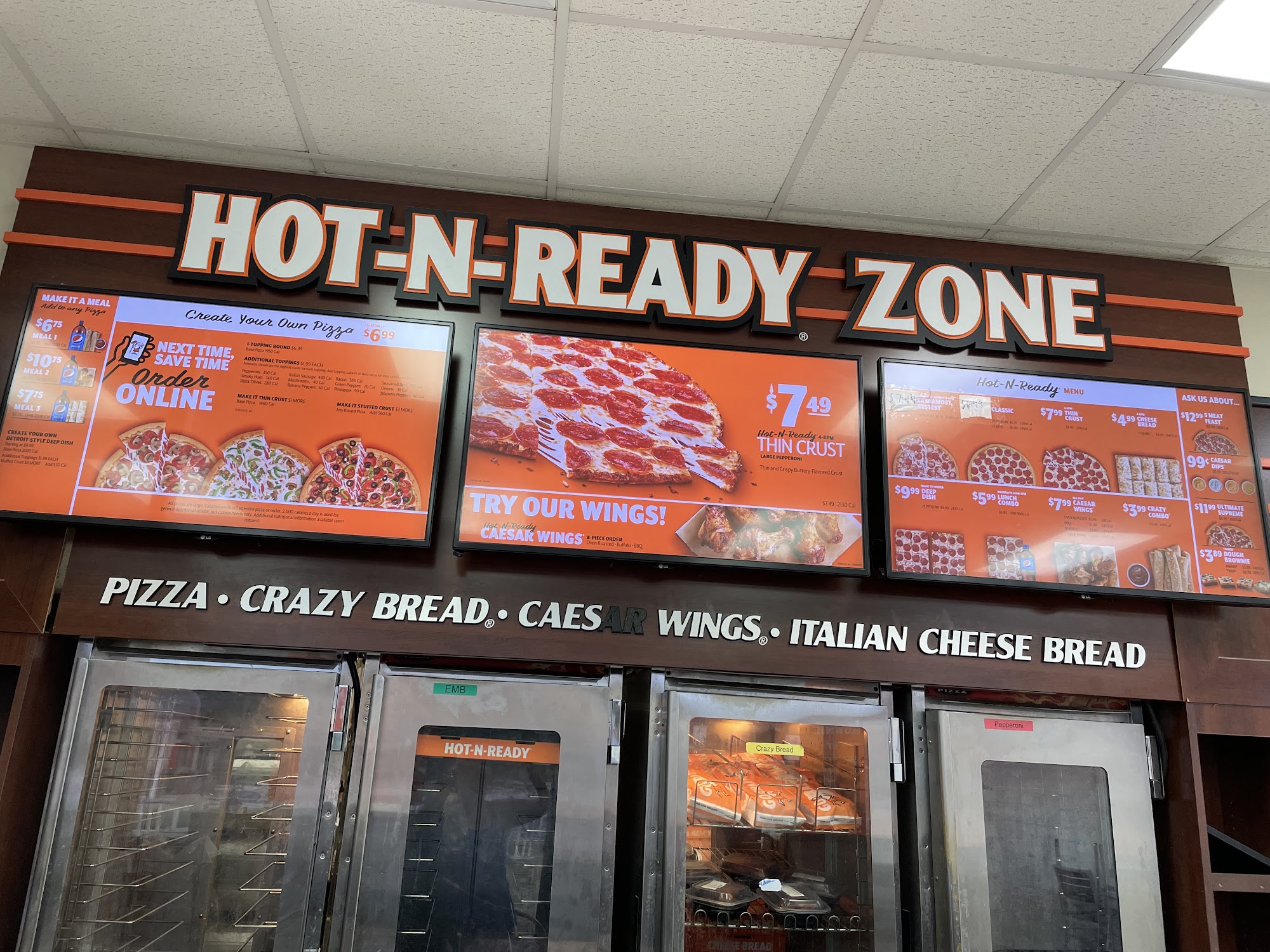Little Caesars Pizza Menu