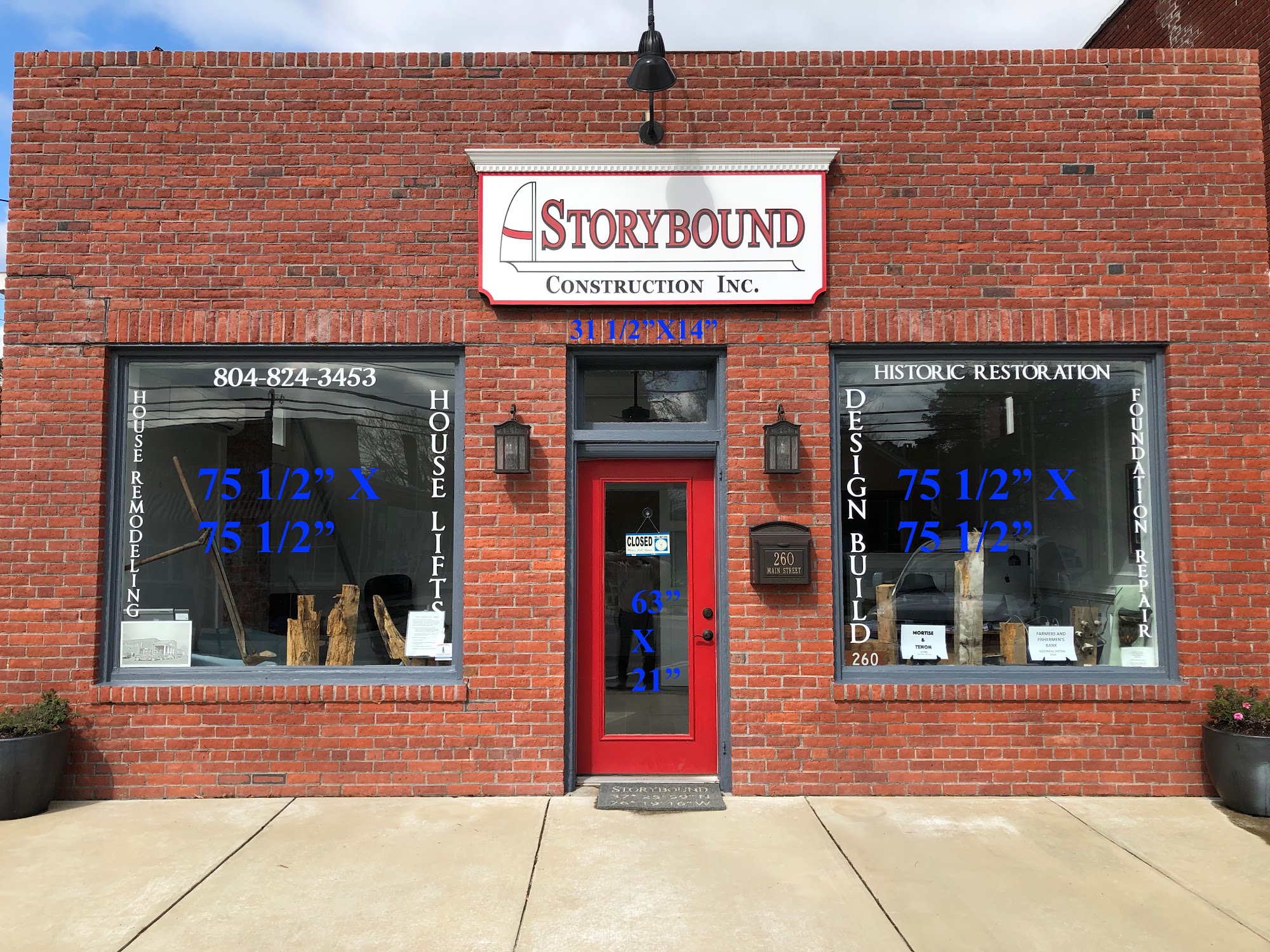 Storybound Construction, Inc. 260 Main St, Mathews Virginia 23109