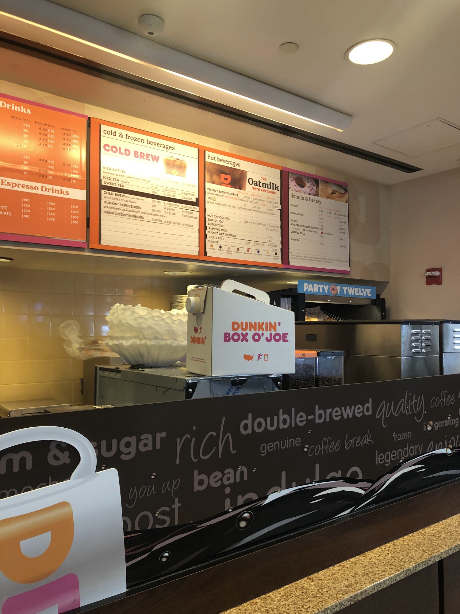 Dunkin' Menu