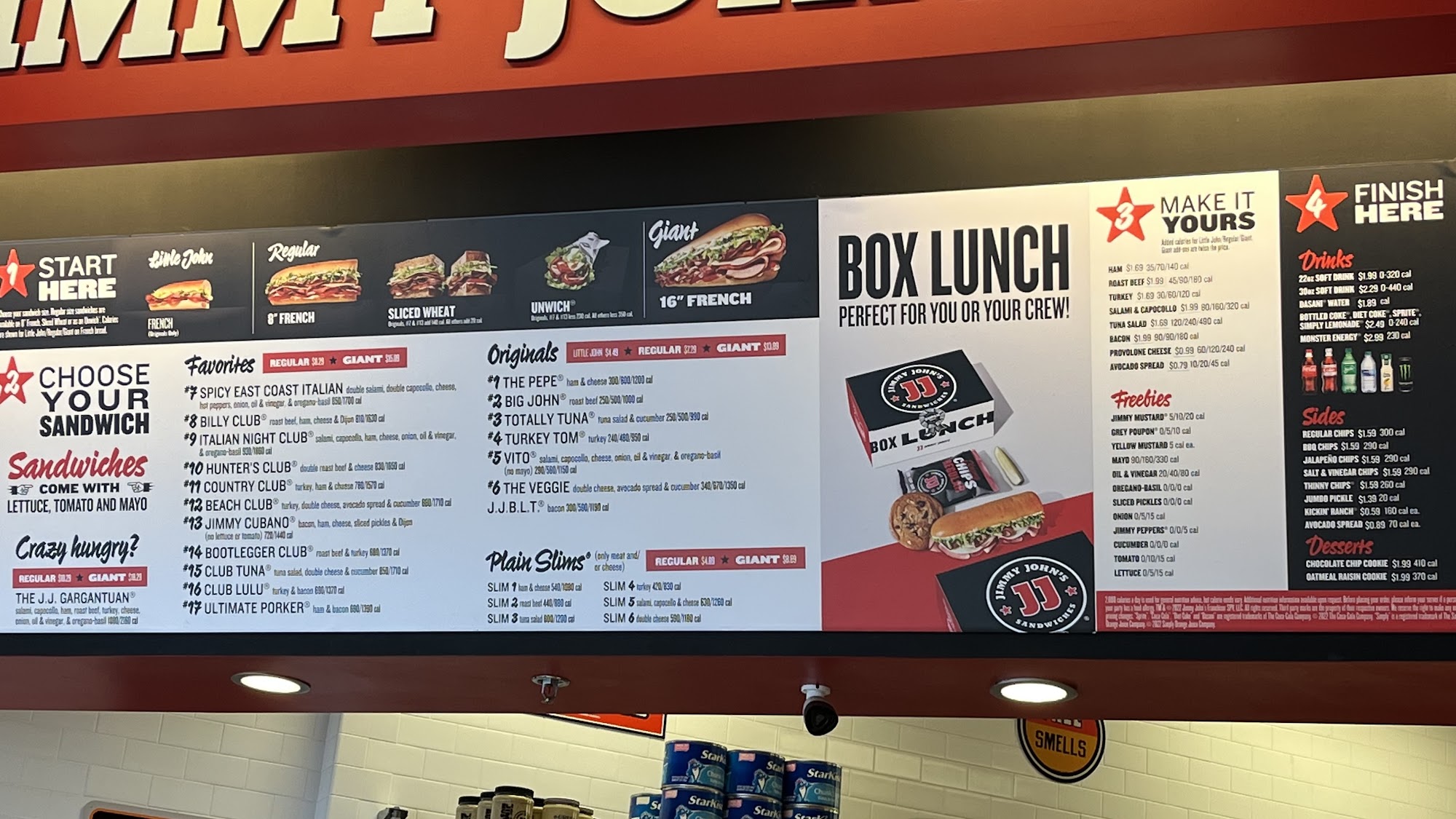 Jimmy John's Menu