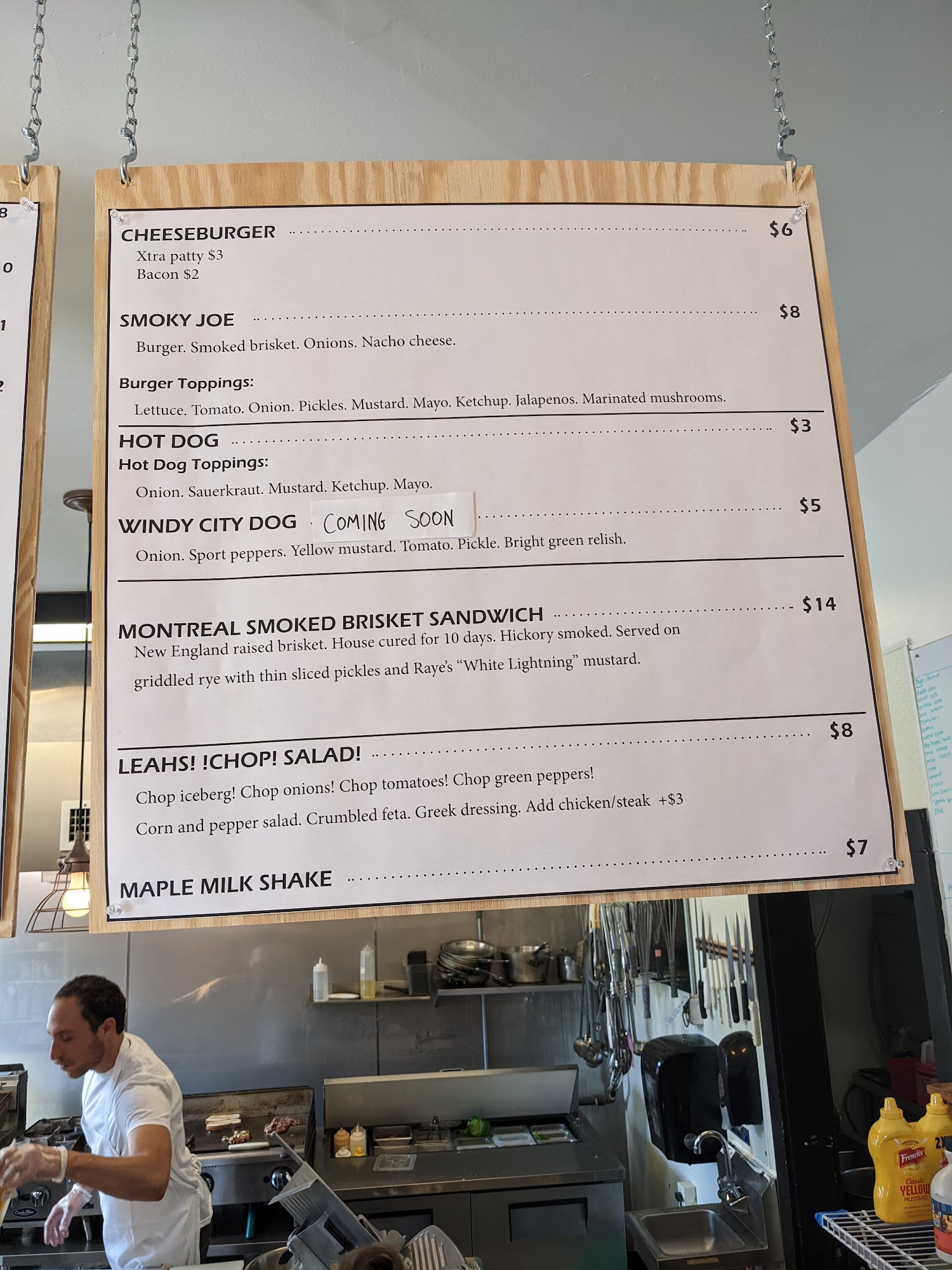 Maudite Poutine Menu