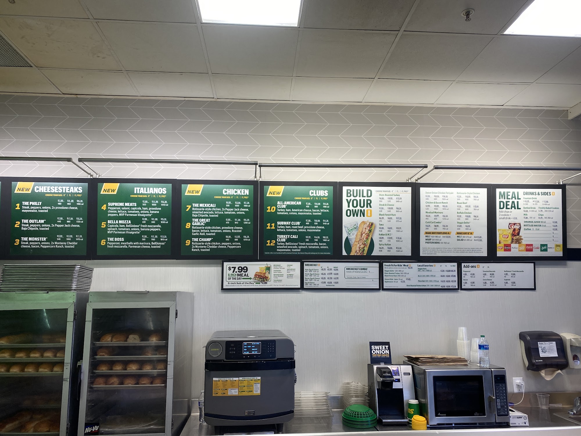 Subway Menu