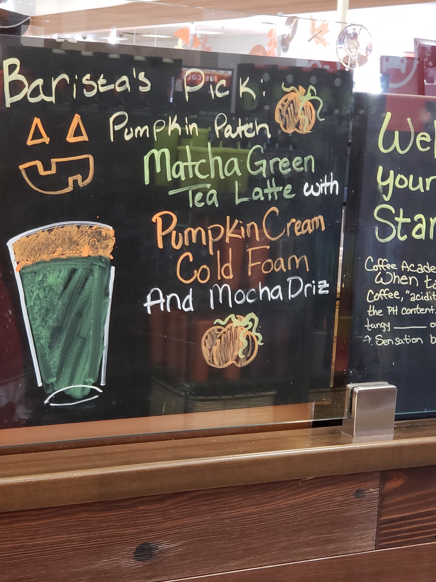 Starbucks Menu