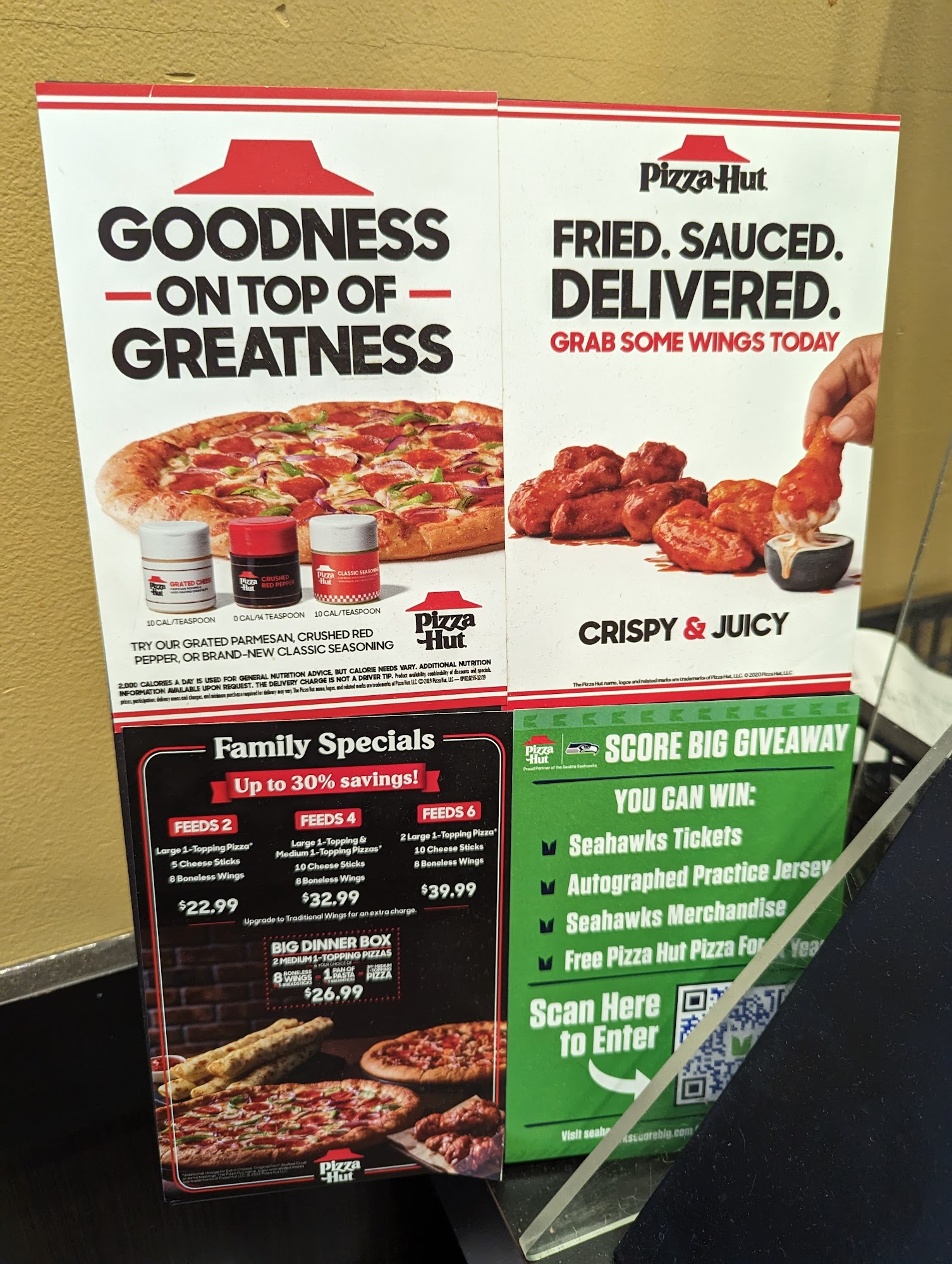 Pizza Hut Menu