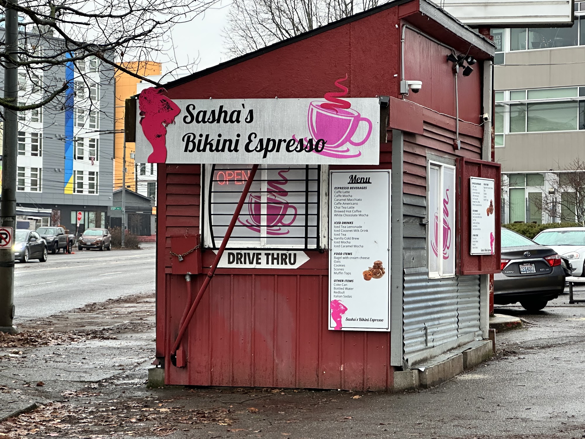 Sasha’s Bikini Espresso Menu