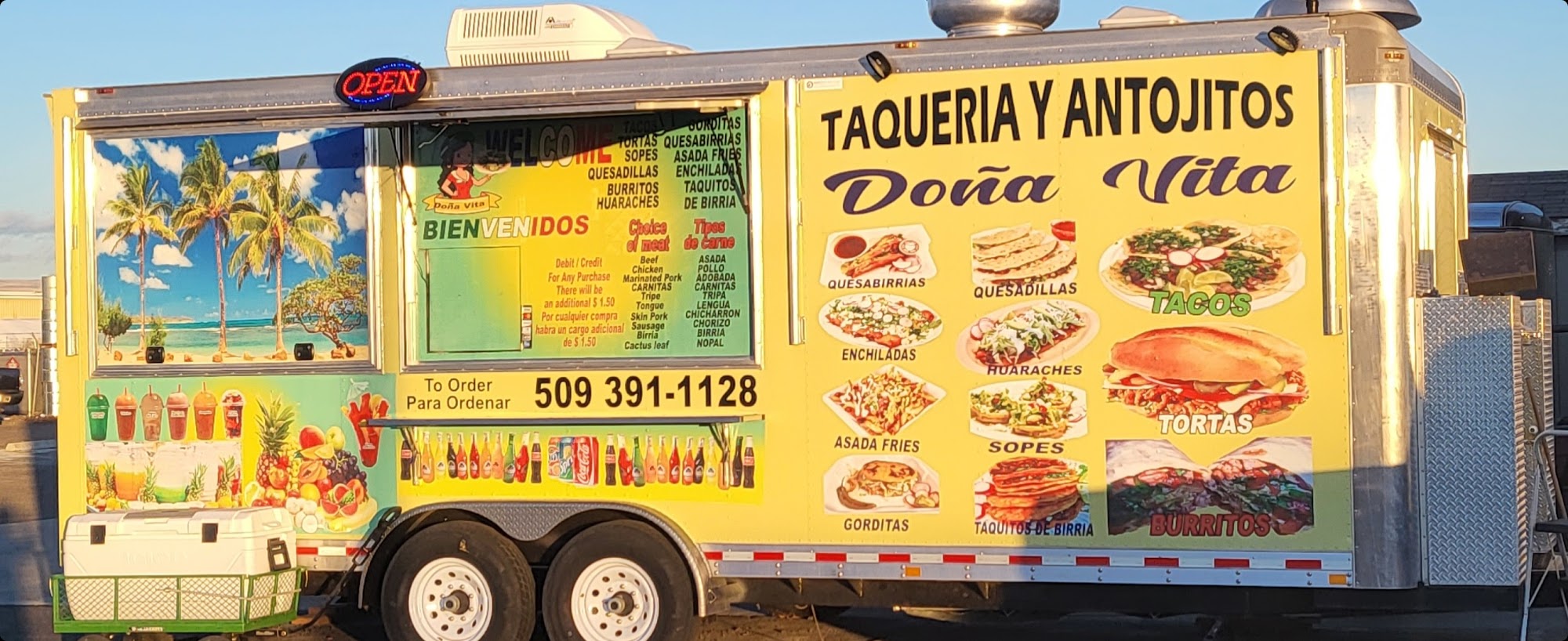 Taqueria y Antojitos Dońa Vita Menu