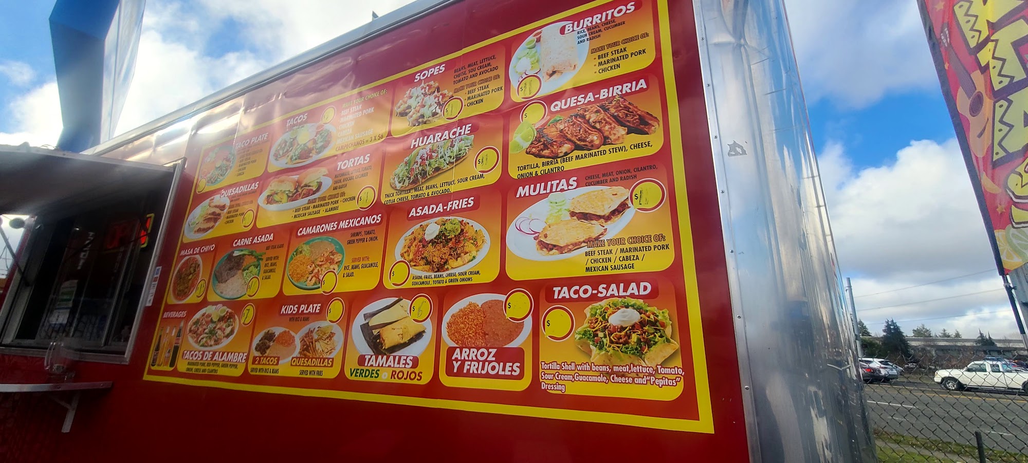 CHARRO AZTECA Menu