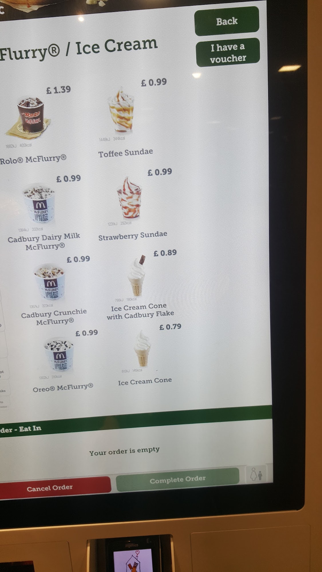 McDonald's Menu