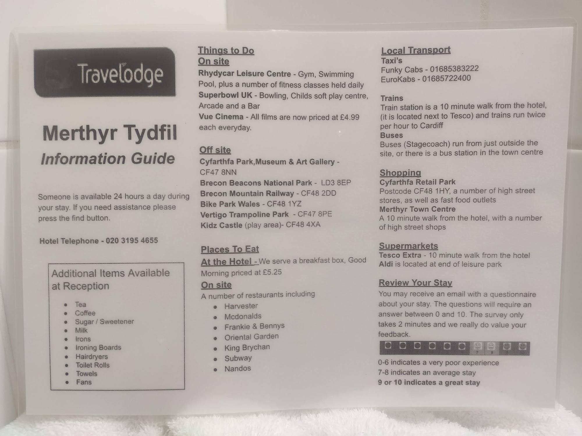 Travelodge Merthyr Tydfil