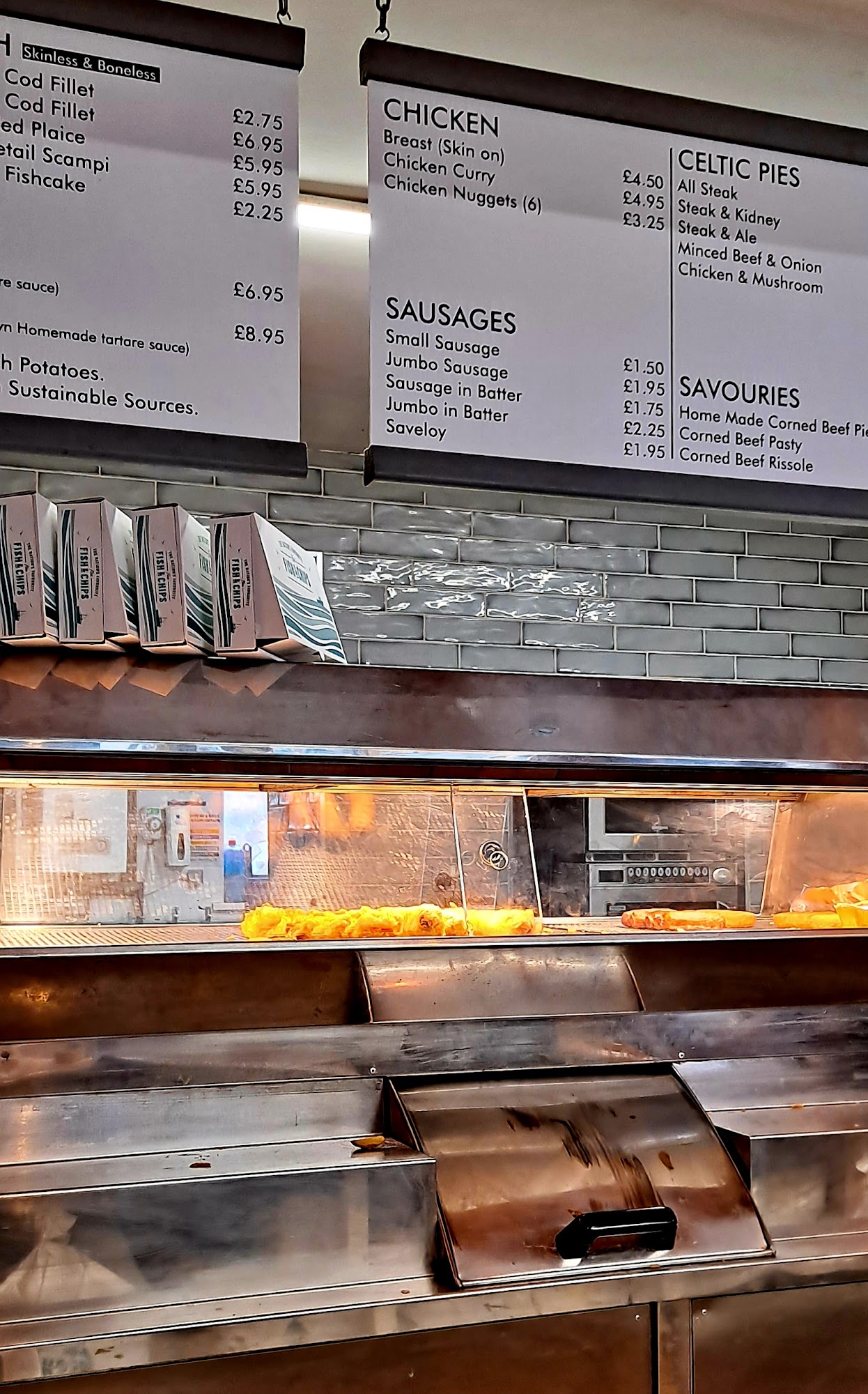 A Fish Called Rhondda Menu