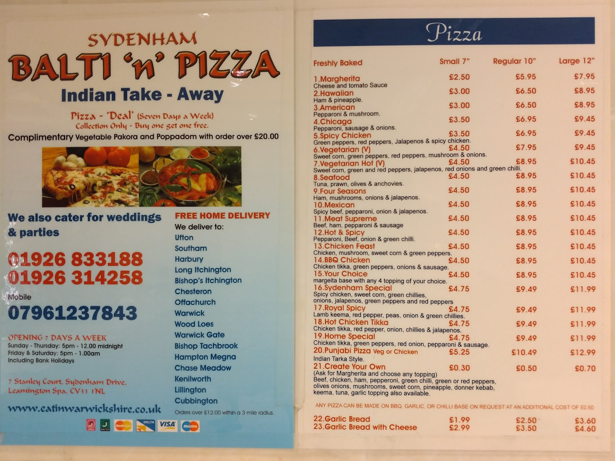 Sydenham Balti & Pizza