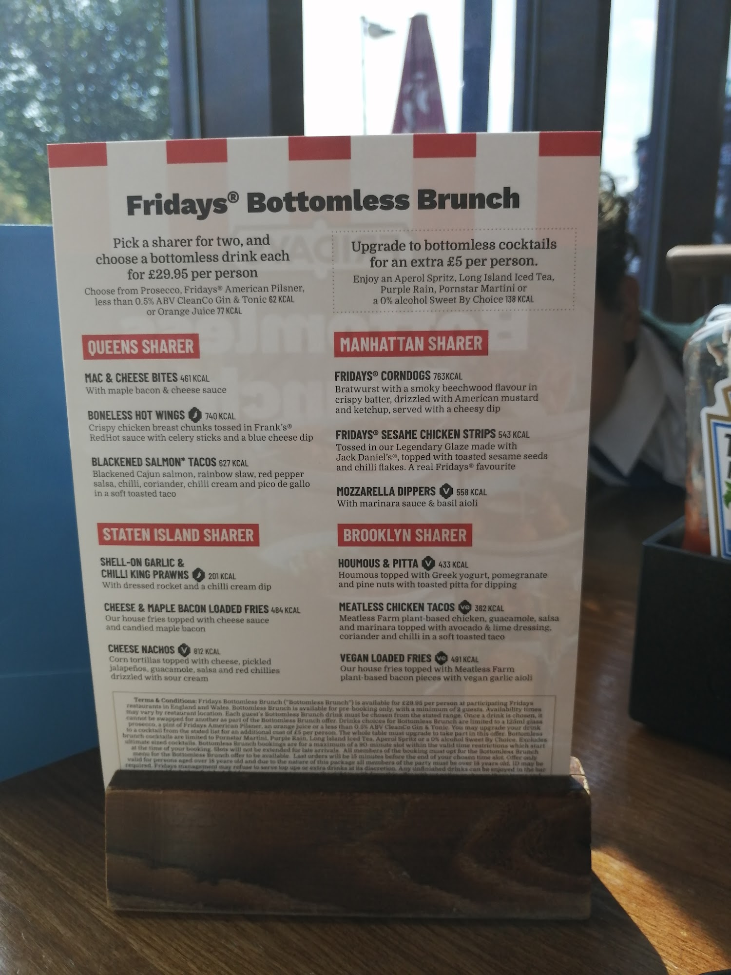 TGI Fridays - Sutton Coldfield Menu
