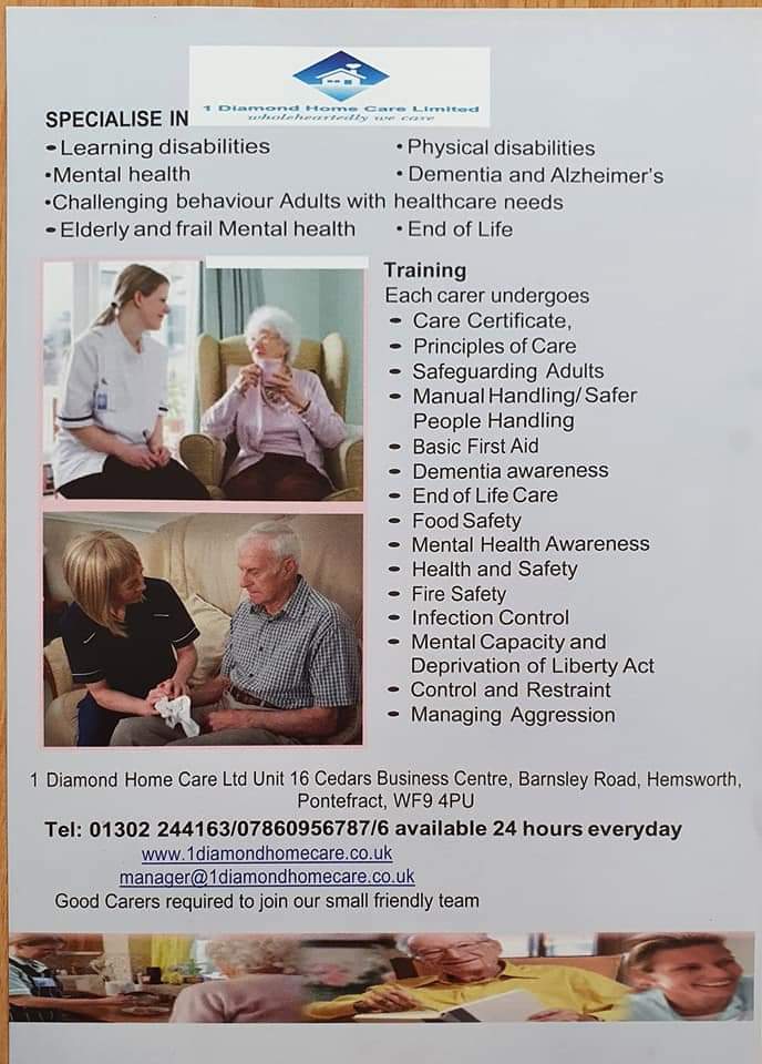 1 Diamond Home Care Ltd