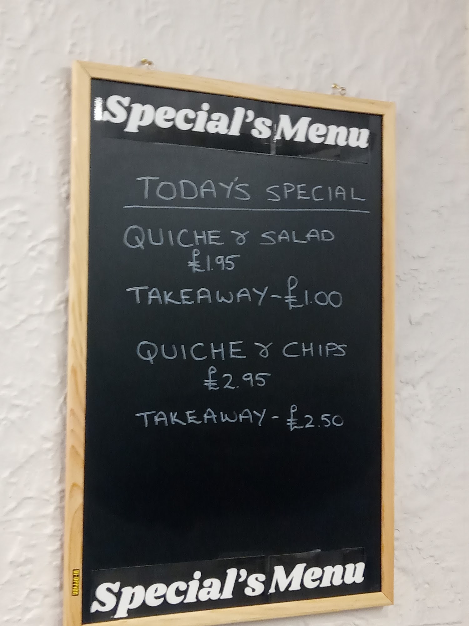 Market Cafe Menu