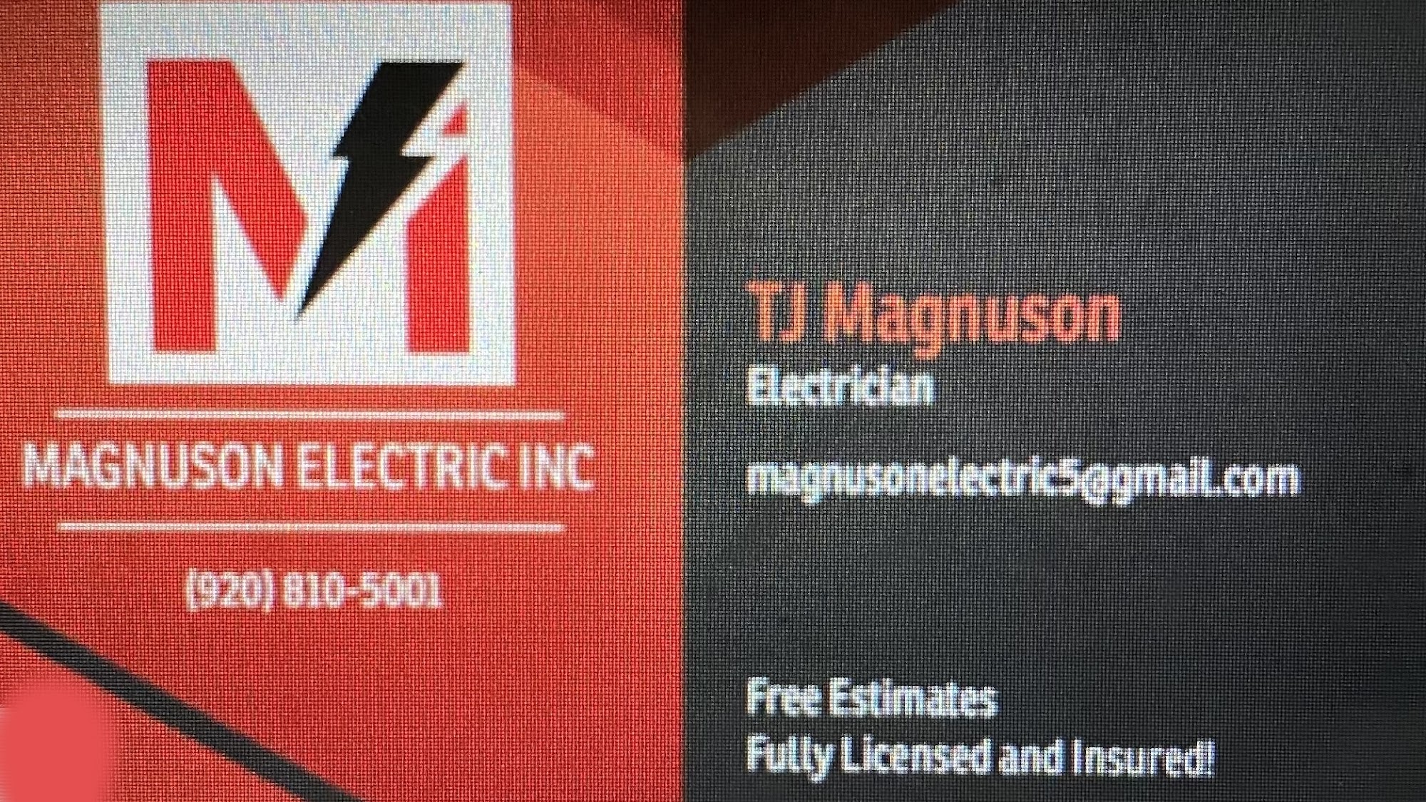 Magnuson Electric Inc. W4759 Trevino Ct, Sherwood Wisconsin 54169