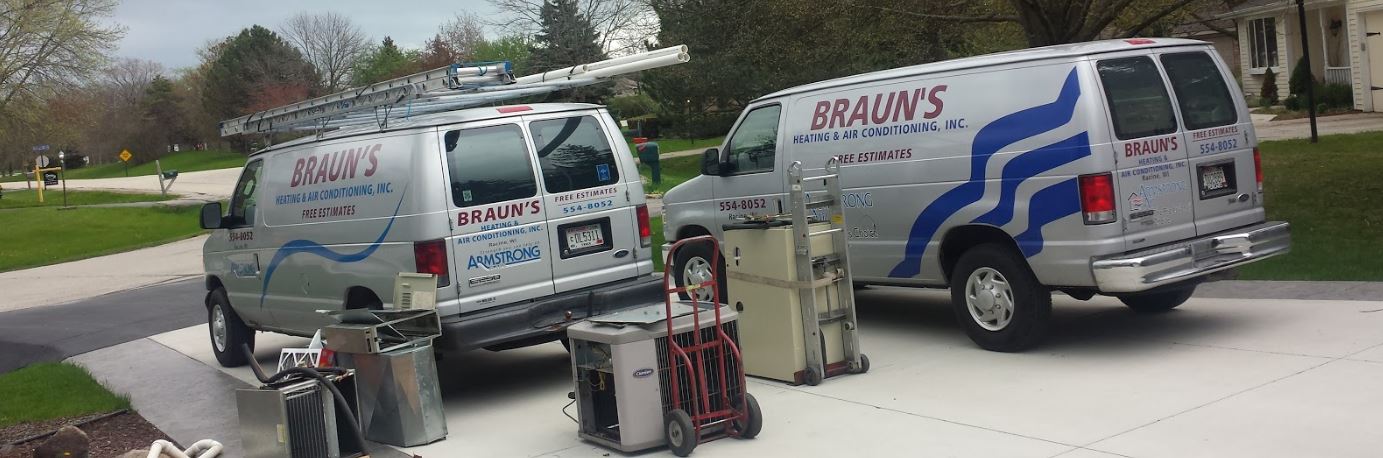 Braun's Heating & Air Conditioning, Inc. 1885, 2220 Wisconsin St suite d, Sturtevant Wisconsin 53177