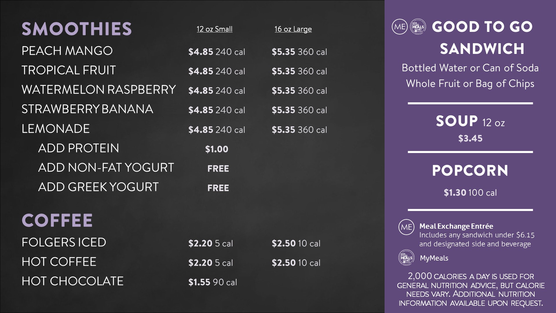 Victory Station Menu