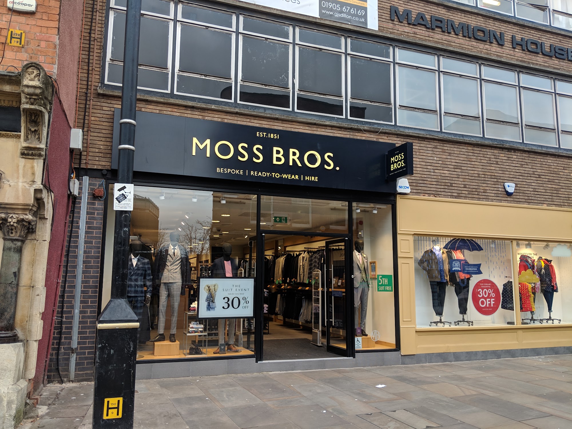 Moss Bros Worcester